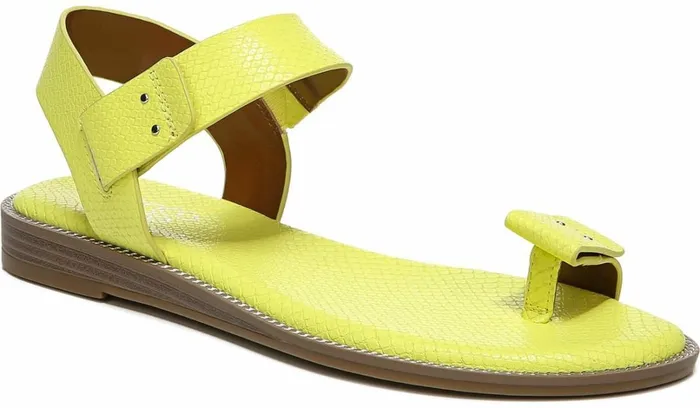 Flat Sandals Women Franco Sarto Franco Geranio Sandal Limeade Snake Faux Leather Flat Sandals Women Franco Sarto Franco Geranio Sandal Limeade Snake Faux Leather