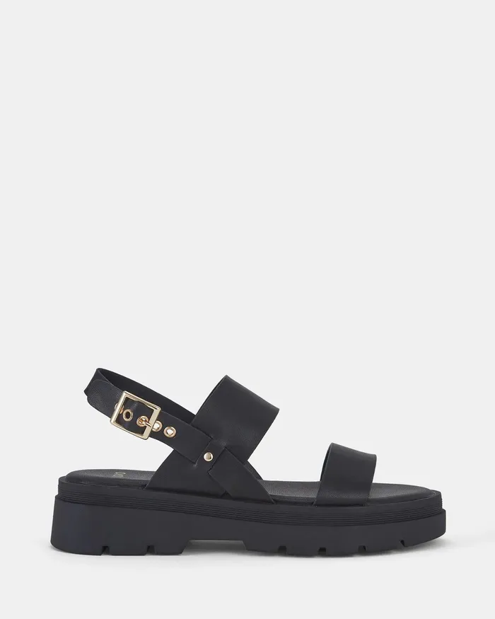 Flatforms Women TAFFY BLACK Flatforms NOVO Shoes