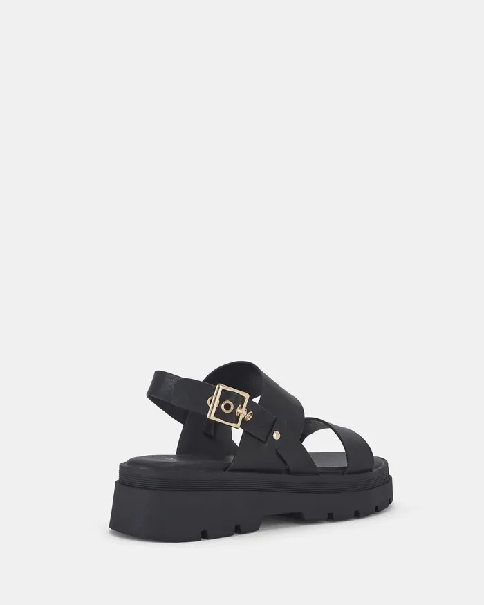 Flatforms Women TAFFY BLACK Flatforms NOVO Shoes