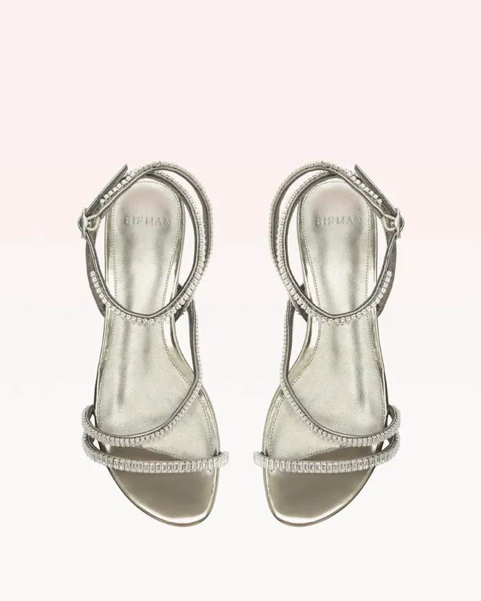 Flats Women Alexandre Birman Leah Zircone Pewter