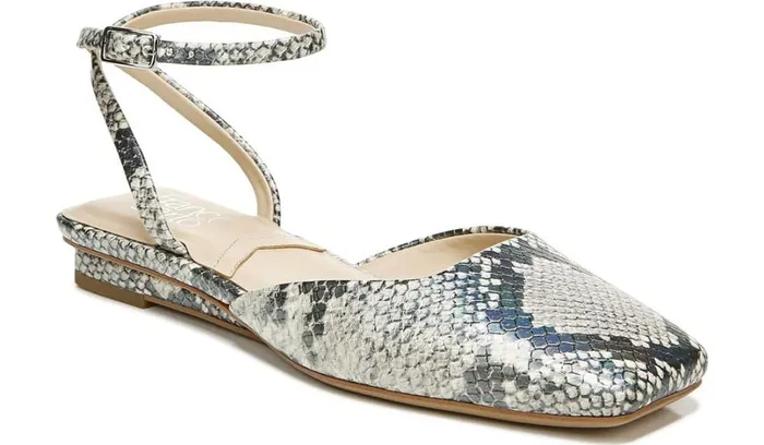 Flats Women Franco Sarto Franco Jolee Flat Roccia Iridescent Snake