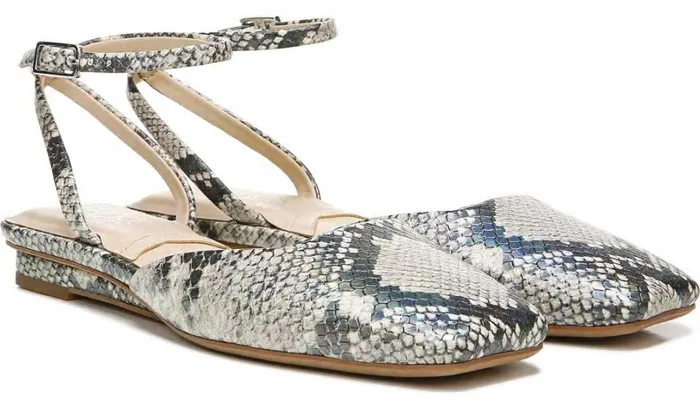 Flats Women Franco Sarto Franco Jolee Flat Roccia Iridescent Snake