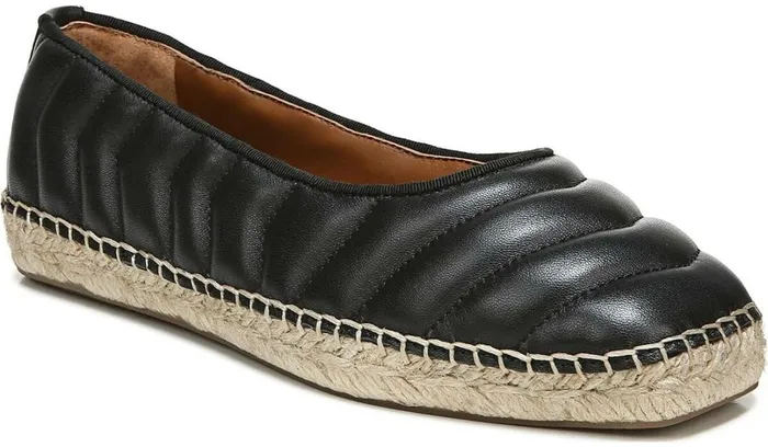 Flats Women Franco Sarto Franco Kiya Slip On Black Leather