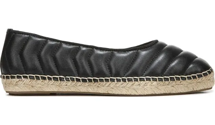 Flats Women Franco Sarto Franco Kiya Slip On Black Leather