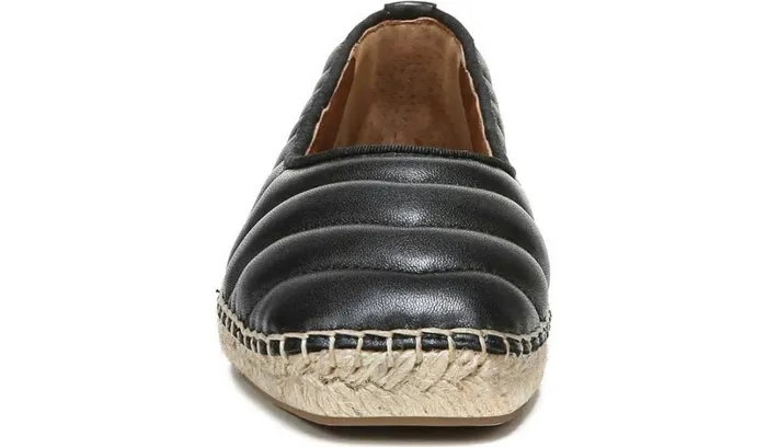 Flats Women Franco Sarto Franco Kiya Slip On Black Leather