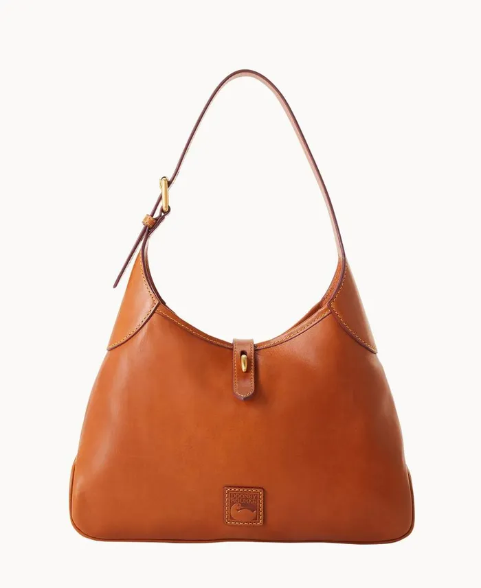 Florentine Crescent Hobo Natural Woman Dooney and Bourke Shoulder Bags