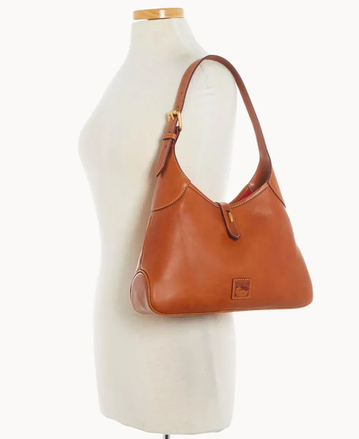 Florentine Crescent Hobo Natural Woman Dooney and Bourke Shoulder Bags Florentine Crescent Hobo Natural Woman Dooney and Bourke Shoulder Bags