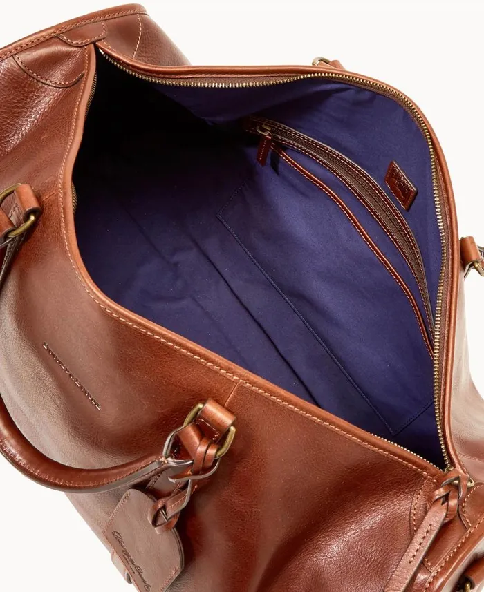 Florentine Gym Bag Chestnut Woman Dooney and Bourke Travel Florentine Gym Bag Chestnut Woman Dooney and Bourke Travel