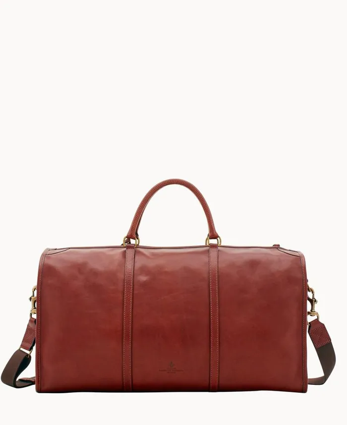 Florentine Gym Bag Chestnut Woman Dooney and Bourke Travel Florentine Gym Bag Chestnut Woman Dooney and Bourke Travel