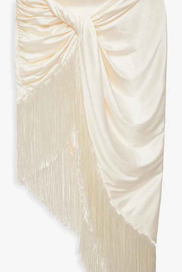 For Love and Lemons Dresses Anisa Fringe Midi Dress Ivory 8211 Women For Love and Lemons Dresses Anisa Fringe Midi Dress Ivory 8211 Women