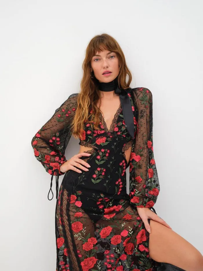 For Love and Lemons Dresses Araceli Maxi Dress Black 8211 Women For Love and Lemons Dresses Araceli Maxi Dress Black 8211 Women