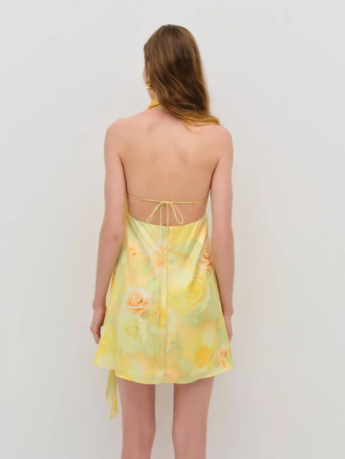 For Love and Lemons Dresses Carla Mini Dress Yellow 8211 Women For Love and Lemons Dresses Carla Mini Dress Yellow 8211 Women