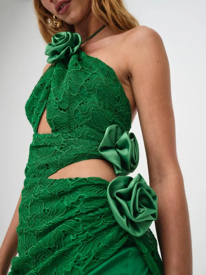 For Love and Lemons Dresses Casey Mini Dress Green 8211 Women For Love and Lemons Dresses Casey Mini Dress Green 8211 Women