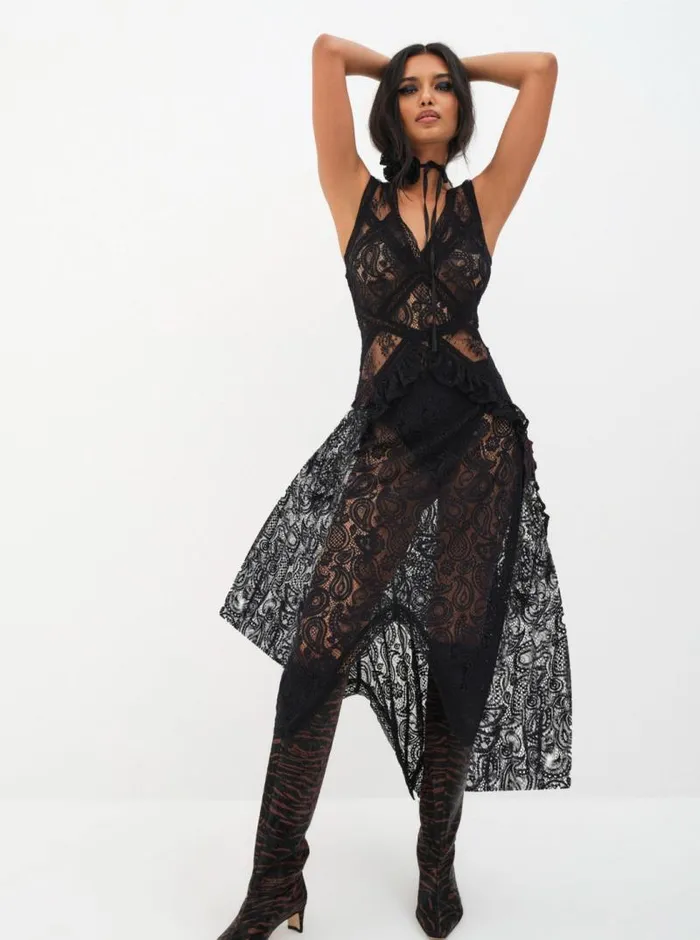 For Love and Lemons Dresses Danielle Maxi Dress Black 8211 Women