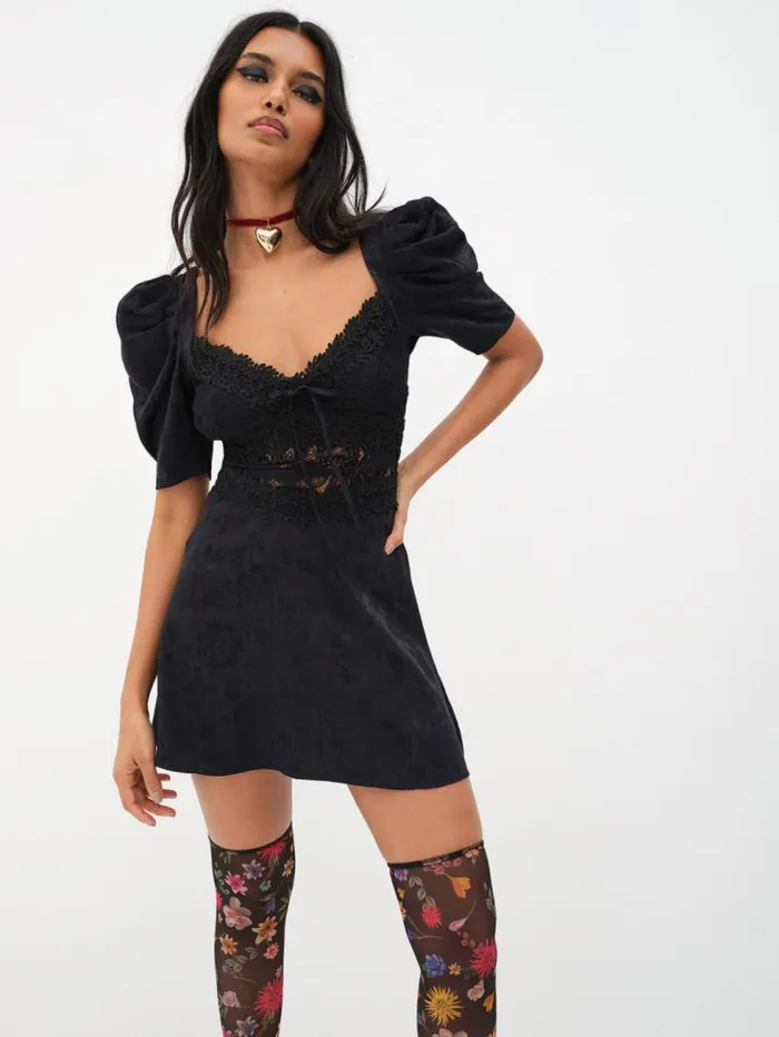 For Love and Lemons Dresses Danielle Mini Dress Black 8211 Women