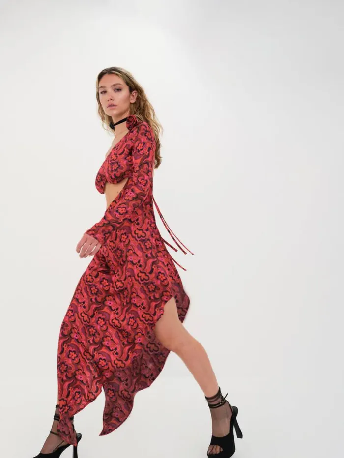 For Love and Lemons Dresses Davina Maxi Dress Red 8211 Women For Love and Lemons Dresses Davina Maxi Dress Red 8211 Women