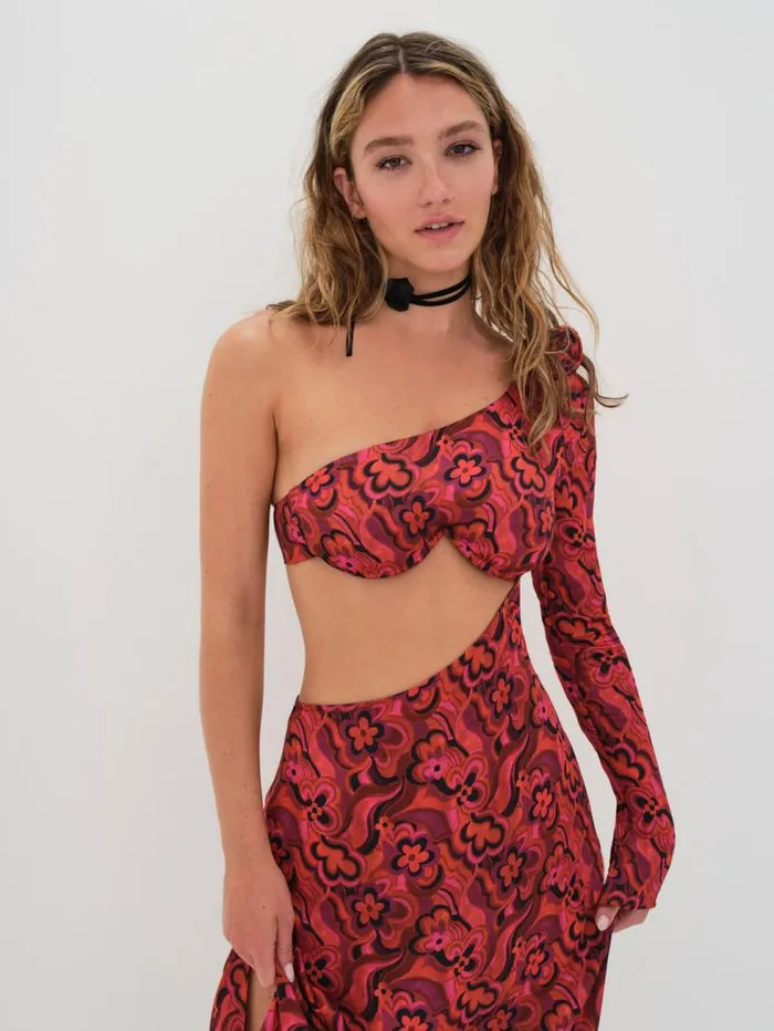 For Love and Lemons Dresses Davina Maxi Dress Red 8211 Women For Love and Lemons Dresses Davina Maxi Dress Red 8211 Women