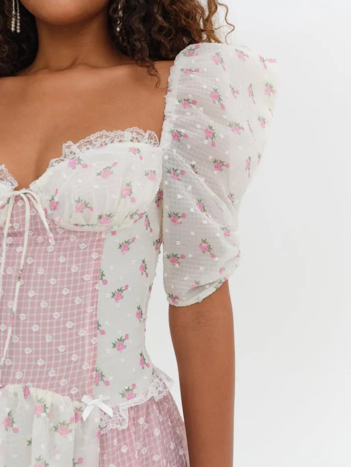 For Love and Lemons Dresses Francine Mini Dress Pink 8211 Women For Love and Lemons Dresses Francine Mini Dress Pink 8211 Women