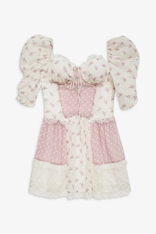For Love and Lemons Dresses Francine Mini Dress Pink 8211 Women For Love and Lemons Dresses Francine Mini Dress Pink 8211 Women