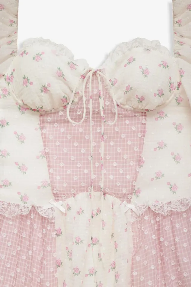 For Love and Lemons Dresses Francine Mini Dress Pink 8211 Women For Love and Lemons Dresses Francine Mini Dress Pink 8211 Women