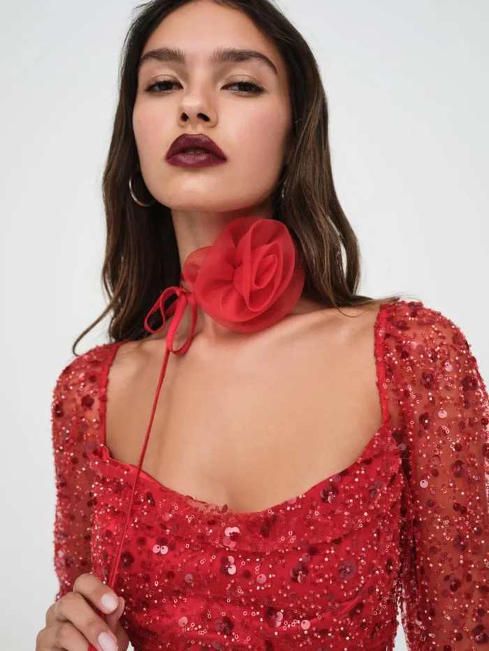 For Love and Lemons Dresses Gwendolyn Mini Dress Red 8211 Women For Love and Lemons Dresses Gwendolyn Mini Dress Red 8211 Women