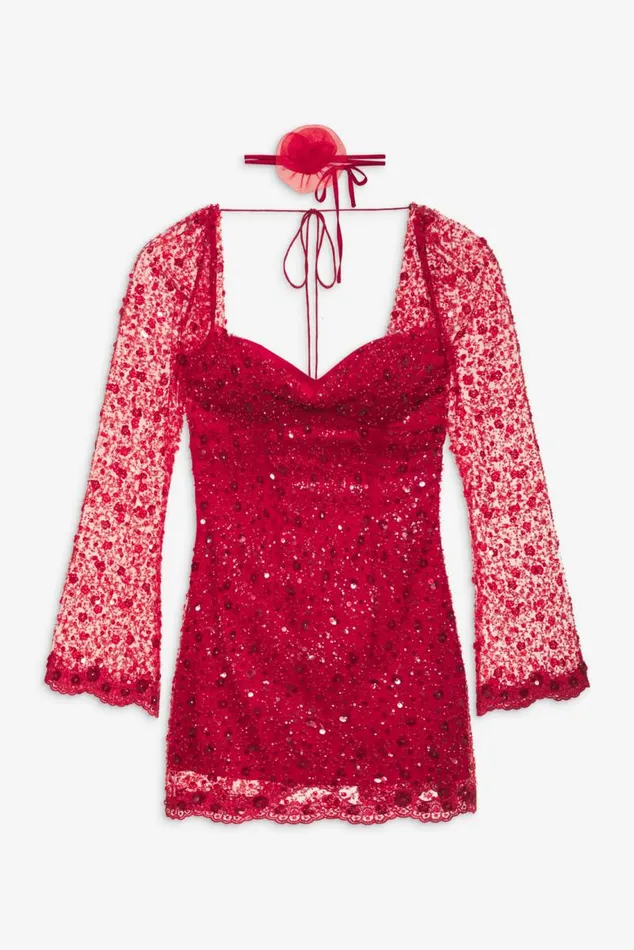 For Love and Lemons Dresses Gwendolyn Mini Dress Red 8211 Women For Love and Lemons Dresses Gwendolyn Mini Dress Red 8211 Women