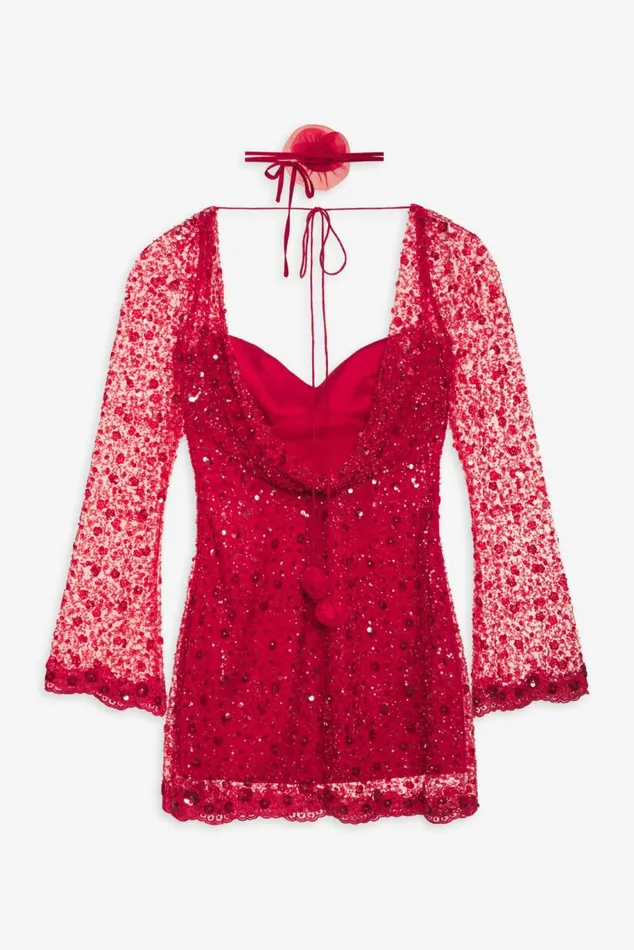For Love and Lemons Dresses Gwendolyn Mini Dress Red 8211 Women For Love and Lemons Dresses Gwendolyn Mini Dress Red 8211 Women