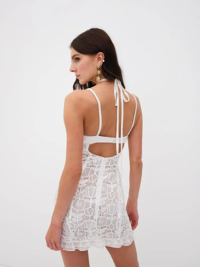For Love and Lemons Dresses Harriet Mini Dress White 8211 Women For Love and Lemons Dresses Harriet Mini Dress White 8211 Women