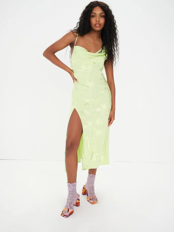 For Love and Lemons Dresses Ilana Midi Dress Green 8211 Women For Love and Lemons Dresses Ilana Midi Dress Green 8211 Women