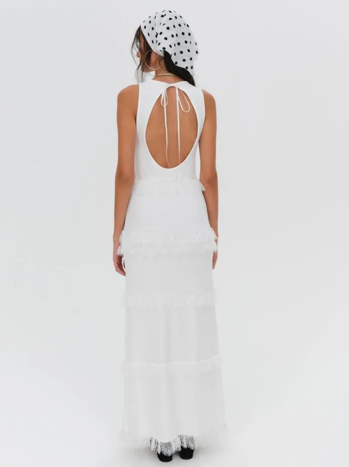 For Love and Lemons Dresses Joan Maxi Dress White 8211 Women For Love and Lemons Dresses Joan Maxi Dress White 8211 Women