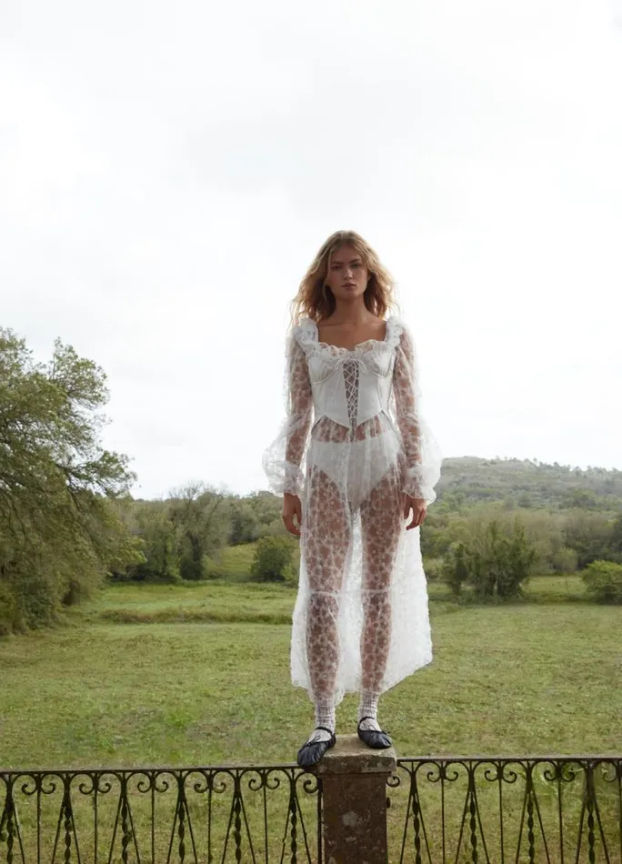For Love and Lemons Dresses Kalea Tulle Maxi Dress White 8211 Women For Love and Lemons Dresses Kalea Tulle Maxi Dress White 8211 Women