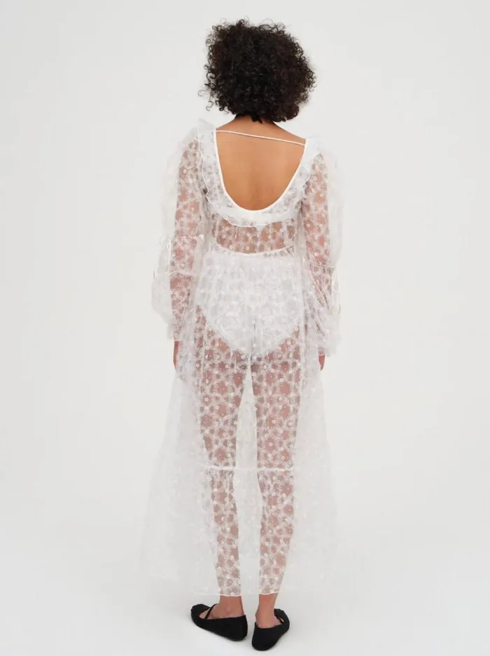 For Love and Lemons Dresses Kalea Tulle Maxi Dress White 8211 Women For Love and Lemons Dresses Kalea Tulle Maxi Dress White 8211 Women