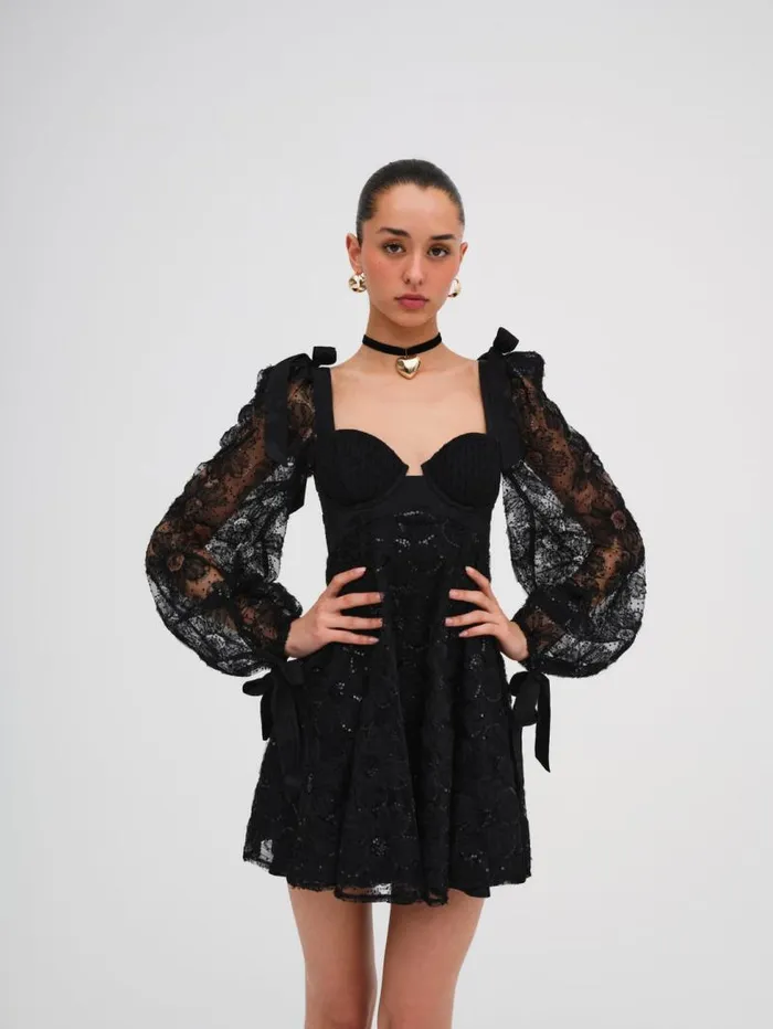 For Love and Lemons Dresses Kiersten Mini Dress Black 8211 Women For Love and Lemons Dresses Kiersten Mini Dress Black 8211 Women