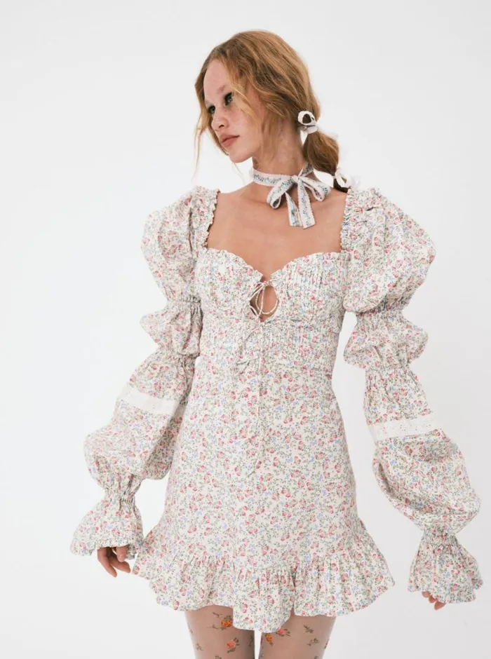 For Love and Lemons Dresses Lucca Mini Dress Multi 8211 Women