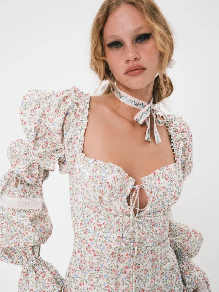 For Love and Lemons Dresses Lucca Mini Dress Multi 8211 Women For Love and Lemons Dresses Lucca Mini Dress Multi 8211 Women