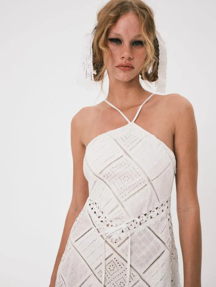 For Love and Lemons Dresses Temple Midi Dress White 8211 Women For Love and Lemons Dresses Temple Midi Dress White 8211 Women