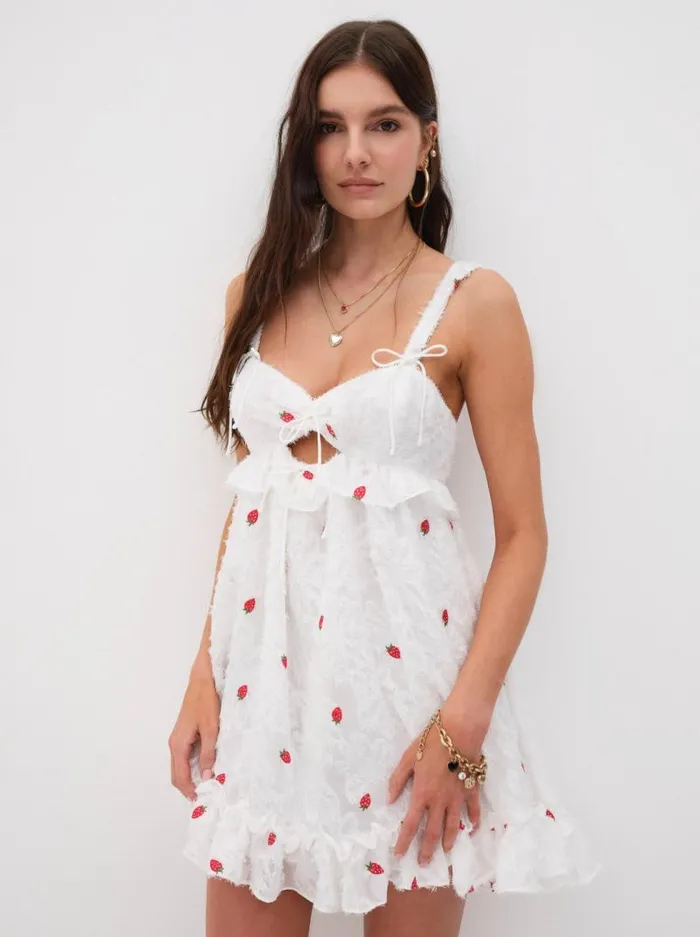For Love and Lemons Dresses Tesoro Mini Dress White 8211 Women