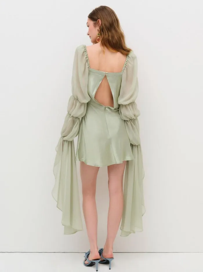 For Love and Lemons Dresses Willow Mini Dress Green 8211 Women