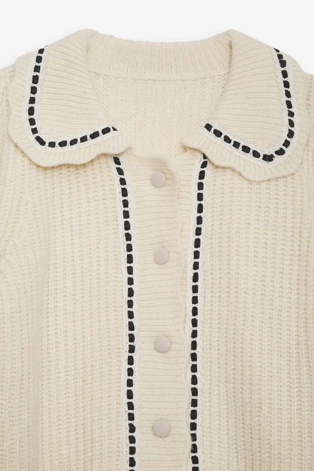 For Love and Lemons Knitwear Jade Cardigan Neutral 8211 Women
