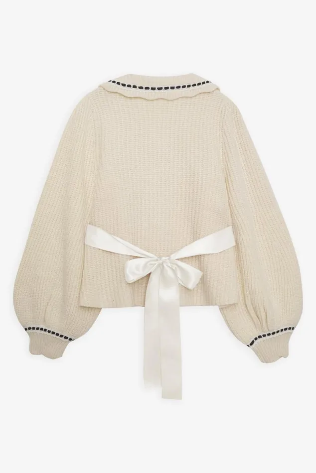 For Love and Lemons Knitwear Jade Cardigan Neutral 8211 Women