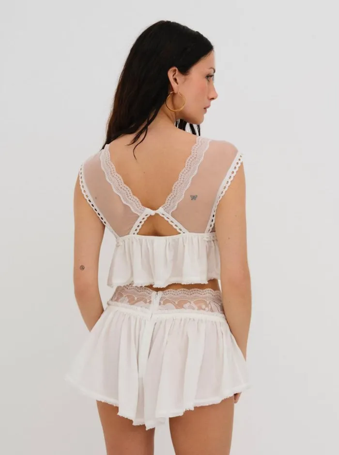 For Love and Lemons Lingerie Alexa Sleep Top Ivory 8211 Women For Love and Lemons Lingerie Alexa Sleep Top Ivory 8211 Women