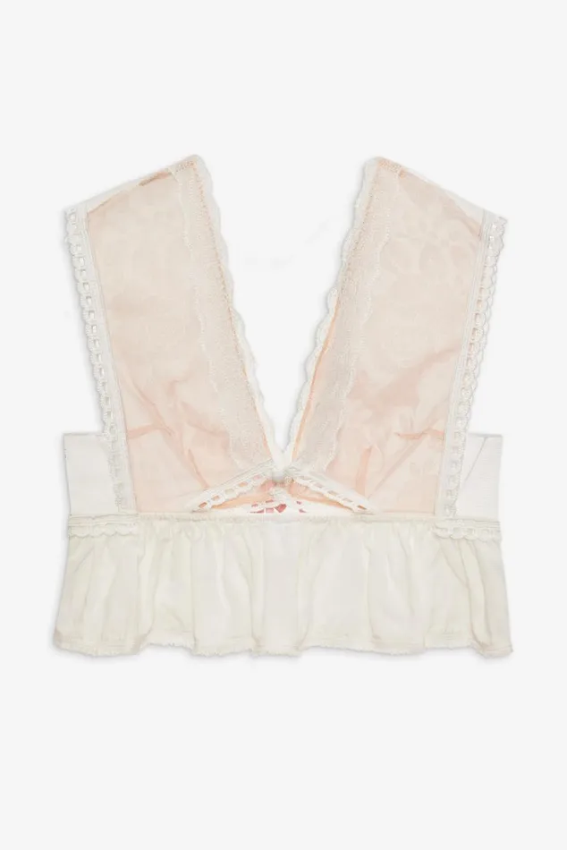 For Love and Lemons Lingerie Alexa Sleep Top Ivory 8211 Women For Love and Lemons Lingerie Alexa Sleep Top Ivory 8211 Women