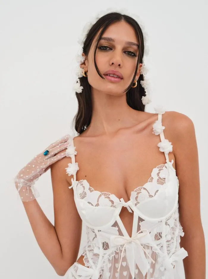 For Love and Lemons Lingerie Amore Headband White 8211 Women For Love and Lemons Lingerie Amore Headband White 8211 Women