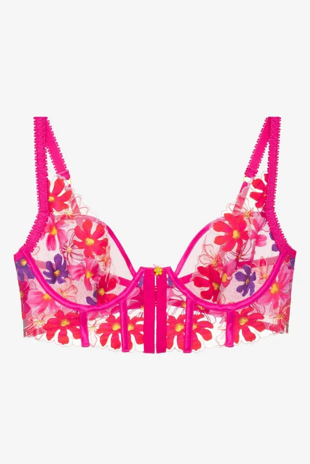 For Love and Lemons Lingerie Anemone Floral Underwire Bra Pink 8211 Women For Love and Lemons Lingerie Anemone Floral Underwire Bra Pink 8211 Women