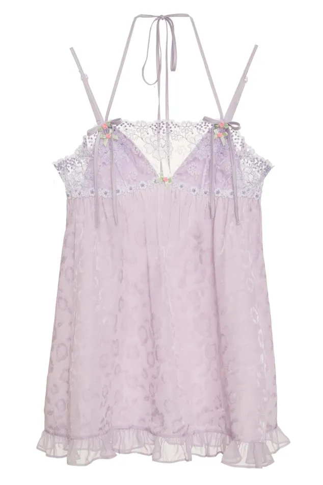 For Love and Lemons Lingerie Margaux Slip Dress Purple 8211 Women For Love and Lemons Lingerie Margaux Slip Dress Purple 8211 Women