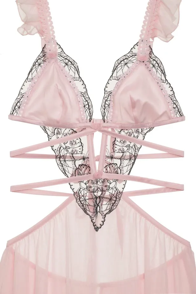 For Love and Lemons Lingerie Rue Maxi Slip Dress Pink 8211 Women For Love and Lemons Lingerie Rue Maxi Slip Dress Pink 8211 Women