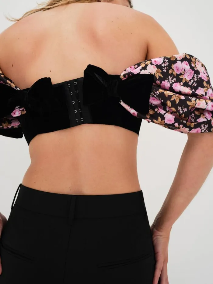 For Love and Lemons Tops Kate Corset Top Black 8211 Women For Love and Lemons Tops Kate Corset Top Black 8211 Women