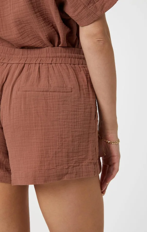 Gauze Shorts In Brownie Women Mavi Jeans Shorts Gauze Shorts In Brownie Women Mavi Jeans Shorts