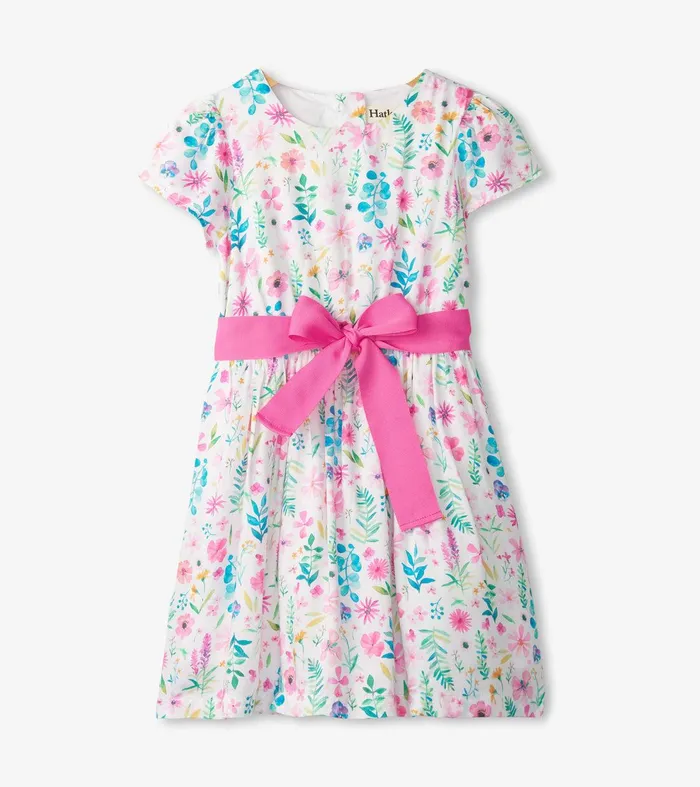 Girls Pressed Flower Garden Dress Hatley