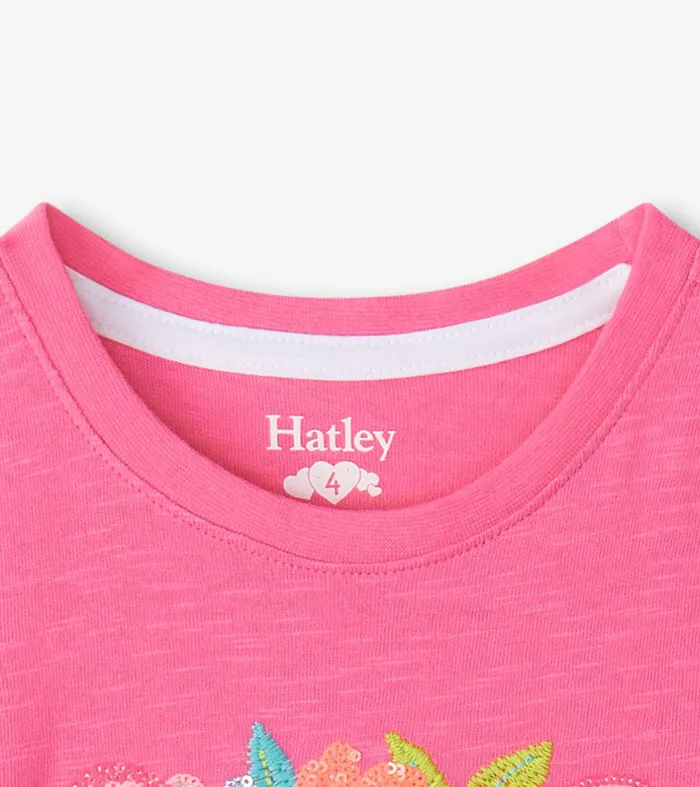 Girls Pretty Cheetah Graphic Tee Hatley